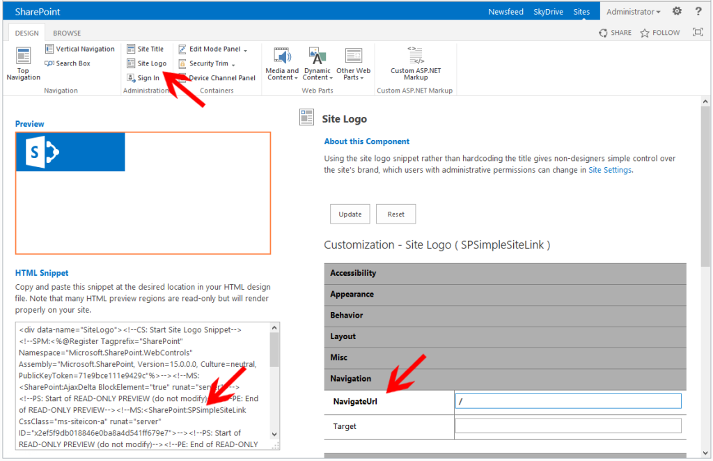 Branding SharePoint 2013 Tricks – 8 – A Better Logo Snippet - Eric ...